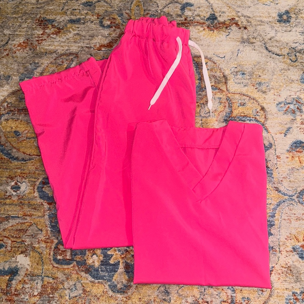 Pink Scrub Set - Size Small
